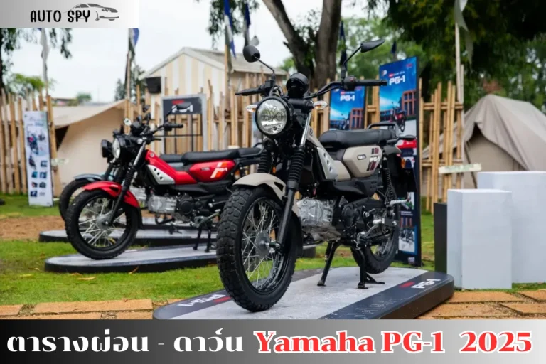 ตารางผ่อน Yamaha PG-1